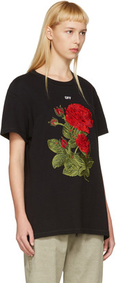 Off-White Black Rose Over T-shirt