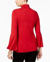 Thumbnail for your product : Alfani Mock-Neck Bell-Sleeve Top, Created for Macy's