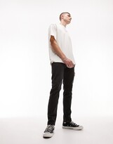 Thumbnail for your product : Topman skinny jeans in washed black