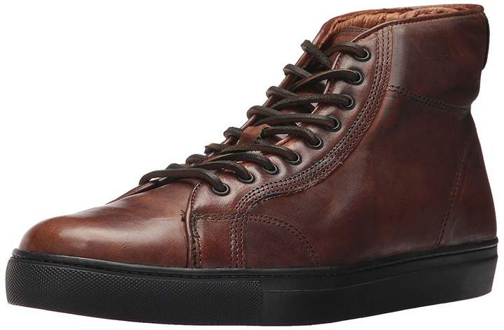 frye gates perf logo leather sneaker