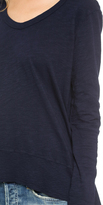 Thumbnail for your product : Wilt V Neck High Low Tee