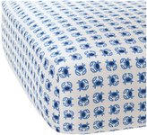 Thumbnail for your product : Serena & Lily Crab Crib Sheet- Blue