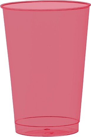 Smarty Had a Party SmartyHadAParty12oz.ClearRedDisposablePlasticPartyCups-240pcs