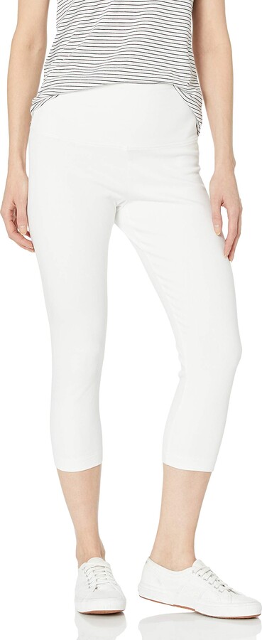 white leggings capri length