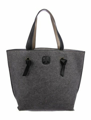 tory burch felt tote