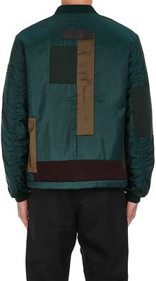 Oamc Men's Patchwork Insulated Bomber Jacket