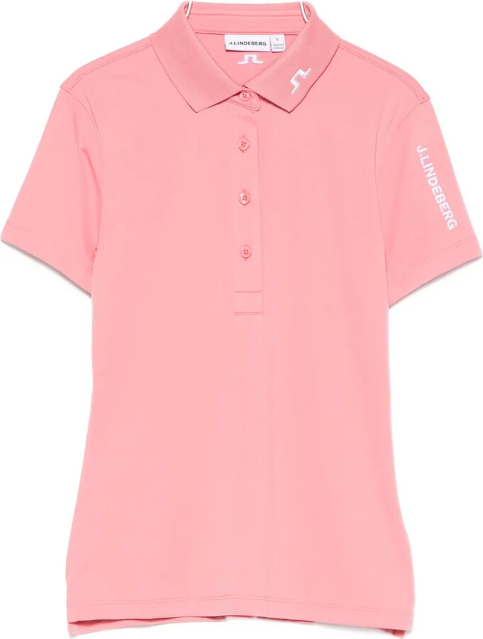 J. Lindeberg Tour Tech button polo top