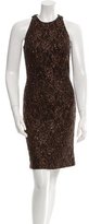 Thumbnail for your product : Carmen Marc Valvo Embellished Lace Dress