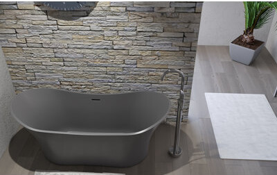 CastelloUSA Ocean 69" x 30" Freestanding Soaking Bathtub