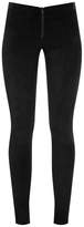 Thumbnail for your product : Alice + Olivia Front Zip Suede Leggings