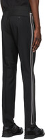 Thumbnail for your product : Valentino Black Wool & Mohair Stripe Trousers