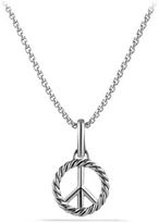 Thumbnail for your product : David Yurman Cable Collectibles Peace Sign Charm