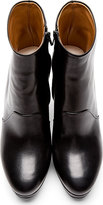 Thumbnail for your product : Maison Martin Margiela 7812 Maison Martin Margiela Black Leather Platform Ankle Boots