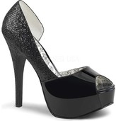 Thumbnail for your product : Pleaser Pink Label Teeze 41W Open-Toe Platform Pump
