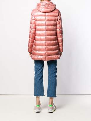 Herno hooded quilted coat