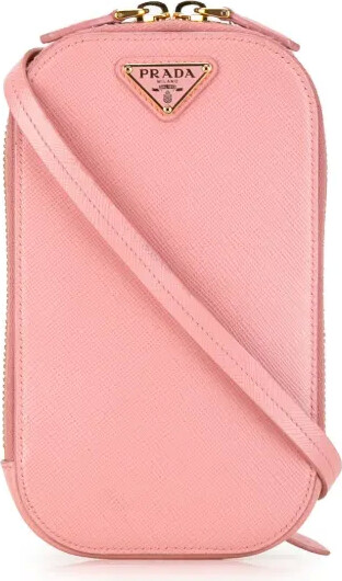 Prada Pre-Owned 21th Century Mini Saffiano Crossbody Phone Pouch satchel