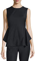 Thumbnail for your product : Theory Kalsing Cl. Continuous Peplum Top, Black