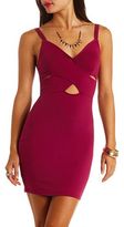 Thumbnail for your product : Charlotte Russe Crisscrossing Cut-Out Bodycon Dress