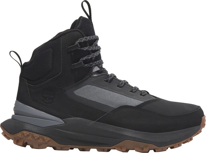 Timberland Men's Motion Access Mid Lace-Up Waterproof Boots, Size 8.5, Black Leather