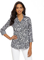 Thumbnail for your product : Foxcroft Santorini Paisley Sateen Shirt