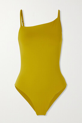 Skin The Lucie Asymmetric Swimsuit - Green