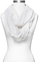 Thumbnail for your product : Merona Women's Sequin Stripe Infinity Scarf - Ivory