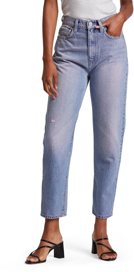 Hudson Elly High Waist Tapered Crop Jeans - ShopStyle