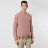 Thumbnail for your product : Burberry Rib Knit Cashmere Cotton Blend Sweater