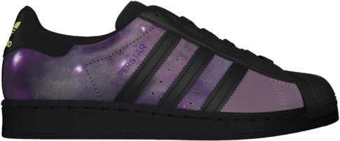 adidas superstar black purple