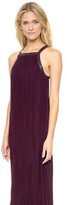 Thumbnail for your product : Derek Lam 10 Crosby Cross Back Dress with Leather Trim