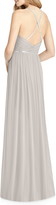 Thumbnail for your product : Jenny Packham Pleat Bodice Chiffon A-Line Gown