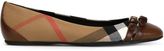 Burberry BURBERRY BALLERINES HOUSE CHECK, FEMME, TAILLE: 37, BEIGE