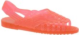 Thumbnail for your product : JuJu Petra Fluro Orange Slingback Flat Sandals