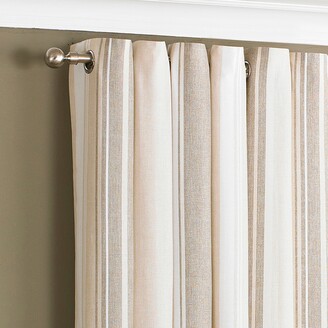 Dunelm Broadway Coffee Eyelet Curtains Brown, Blush and White - ShopStyle