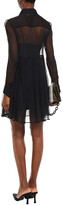 Thumbnail for your product : MSGM Ruffle-trimmed Crepon Mini Dress