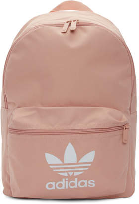 adidas Pink Adicolor Classic Trefoil Backpack