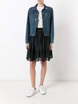 Thumbnail for your product : Moncler floral scalloped skirt