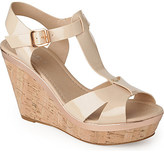 Thumbnail for your product : Carvela Kab patent wedge sandals