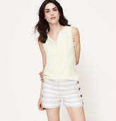 Thumbnail for your product : LOFT Lace Trim Henley Shell