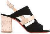 Thumbnail for your product : Barbara Bui cut-out detail sling-back sandals