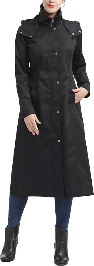 Long Black Coat With Hood | ShopStyle