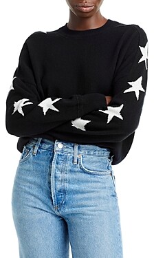Aqua Cashmere Star Print Sweater - 100% Exclusive - ShopStyle
