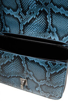 Thumbnail for your product : Rebecca Minkoff Love Too Micro Snake-effect Leather Shoulder Bag