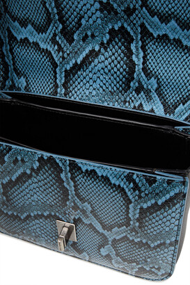 Rebecca Minkoff Love Too Micro Snake-effect Leather Shoulder Bag