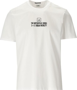 C.P. Company The Metropolis Series Mercerized Jersey White T-shirt