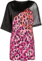 Thumbnail for your product : Just Cavalli Contrast-Panel Mini Dress
