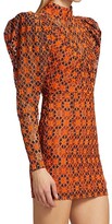 Thumbnail for your product : Rotate by Birger Christensen Ida Floral Lace Eyelet Sheath Dress