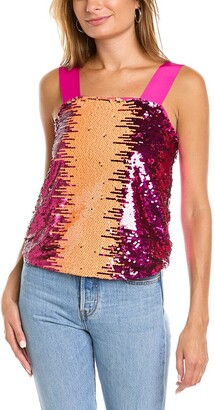 Armani exchange sequin top Outlet
