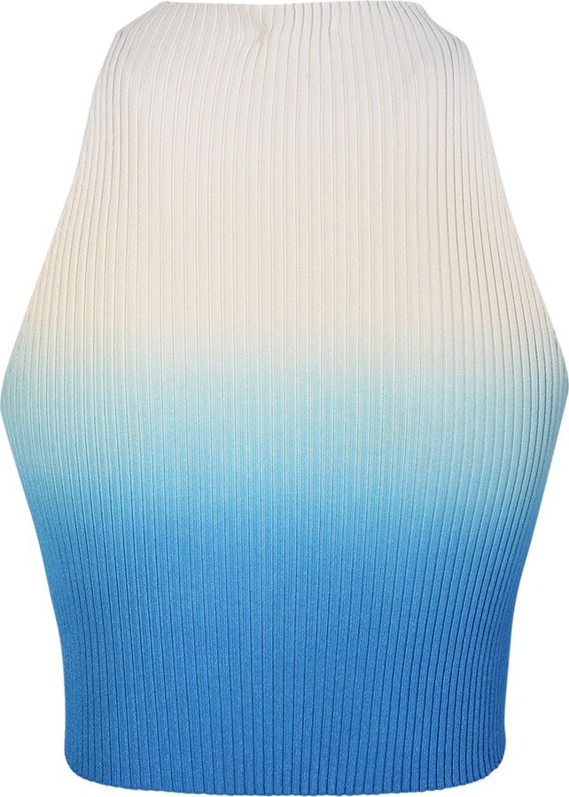 Ssheena Ribbed Ombre Effect Top