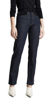 Colovos Two Tone Mid Rise Jeans